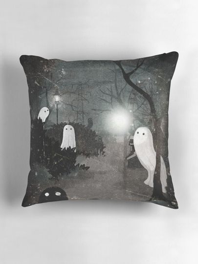 Twilight ghosts Pillow