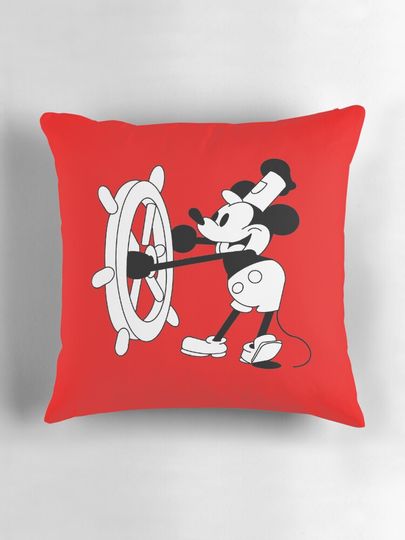 Steamboat Willie Pillow