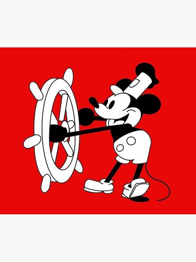 Steamboat Willie Throw Blanket