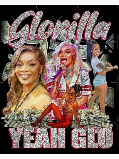 Glorilla Big Glo Vintage Poster