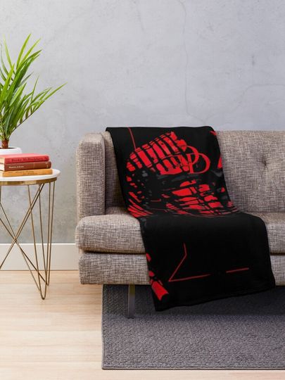 Daredevil In Shadows Throw Blanket