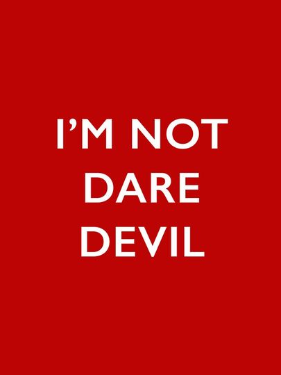 I'm not daredevil iPhone Case