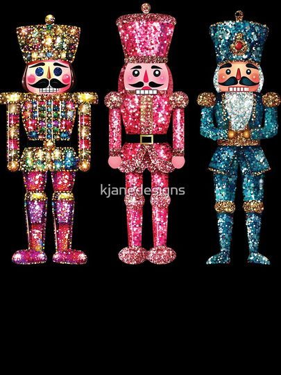 Glitter Nutcrackers Oversized T-Shirt