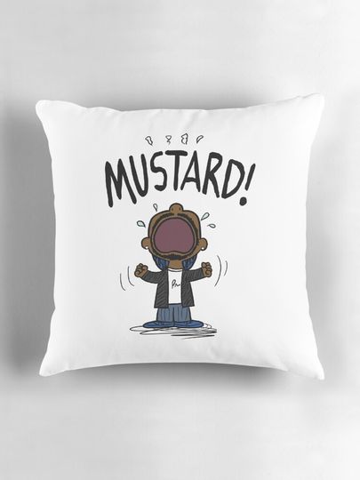 Kendrick Lamar Mustard Funny Pillow