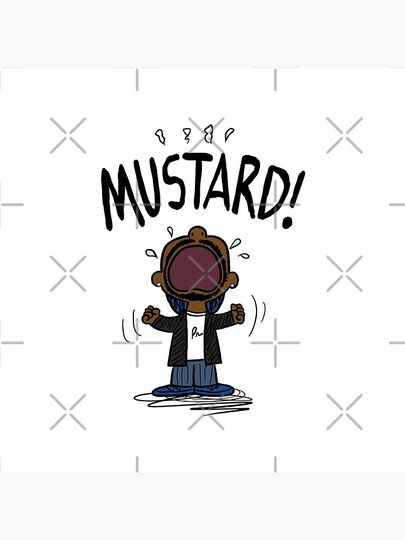 Kendrick Lamar Mustard Funny Pillow