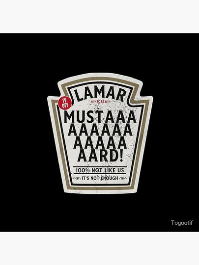 Kendrick Lamar Mustard TV Off Pillow