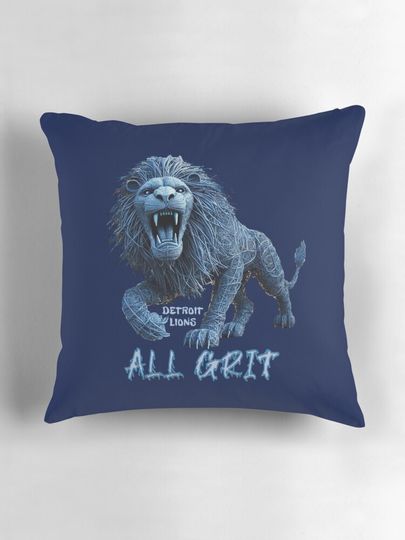 DETROIT LIONS ALL GRIT Pillow