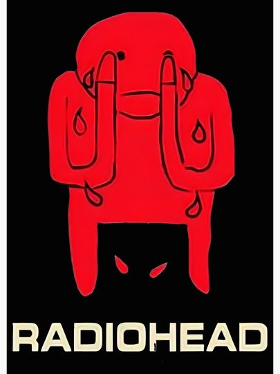 Radiohead Poster Vintage Album Inspired Wall Art