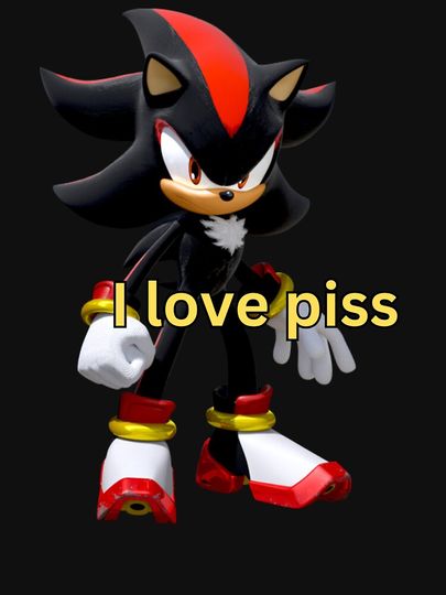 I love piss Shadow the Hedgehog Classic T-Shirt