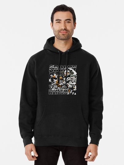 Maxx Crosby Vintage Bootleg Pullover Hoodie