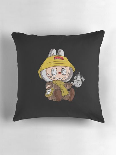 Labubu drink Pillow, Cute Labubu Pillows Gift, Gift for Fan