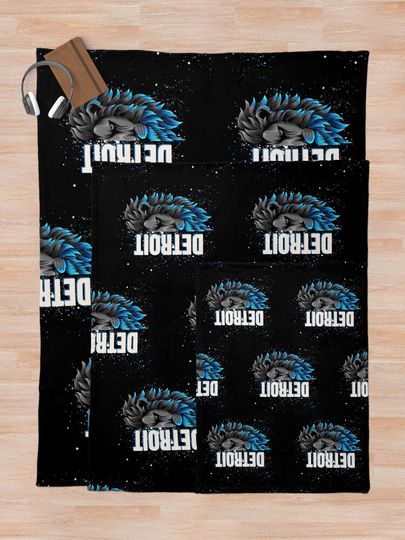detroit lions Throw Blanket