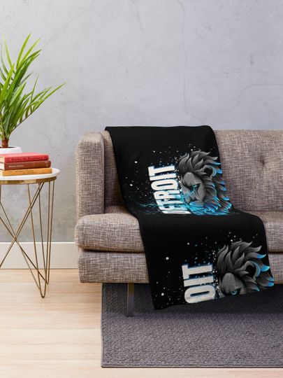 detroit lions Throw Blanket