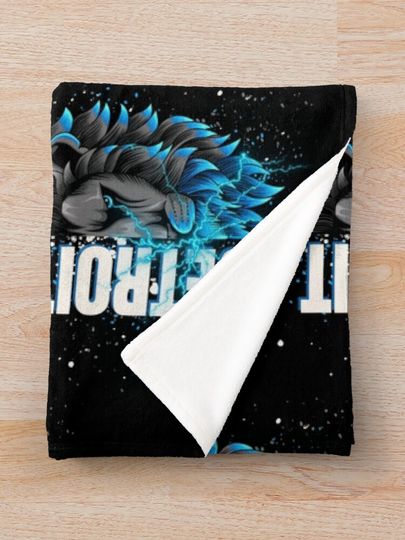 detroit lions Throw Blanket