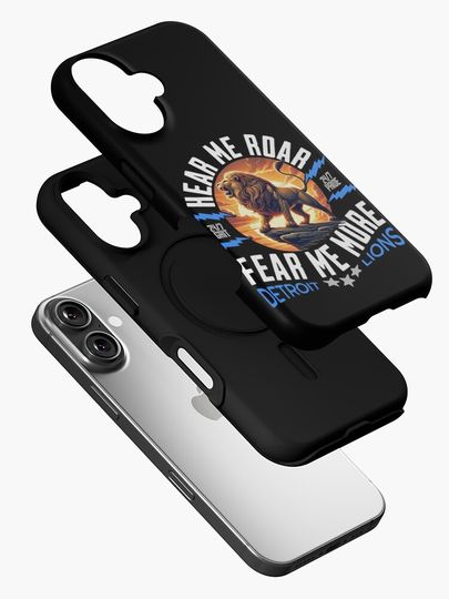 DETROIT LIONS - HEAR ME ROAR iPhone Case