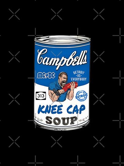 Campbell's Detroit Lions Kneecap Soup Meme iPhone Case