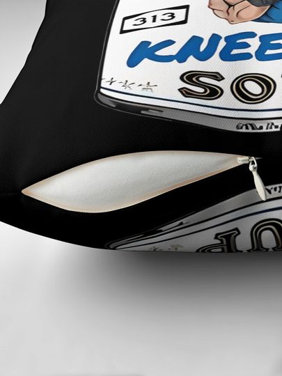 Campbell's Detroit Lions Kneecap Soup Meme Pillow