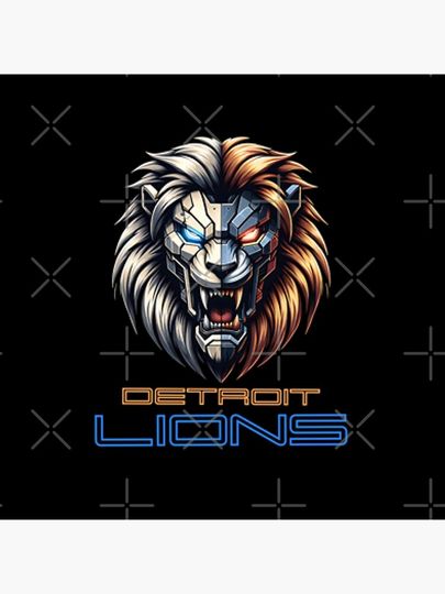 DETROIT LIONS V Pillow