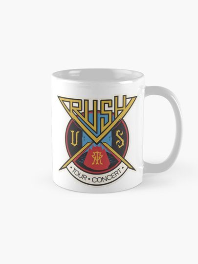 Rush Band Tour Concert Sticker Coffee Mug