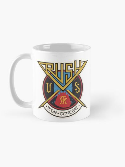 Rush Band Tour Concert Sticker Coffee Mug