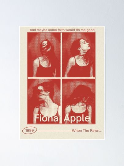 Fiona Apple - When the Pawn Graphic Design  Poster