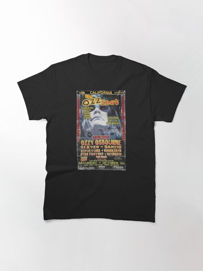OZZFEST – Vintage Poster - GREATEST CONCERTS COLLECTION Classic T-Shirt