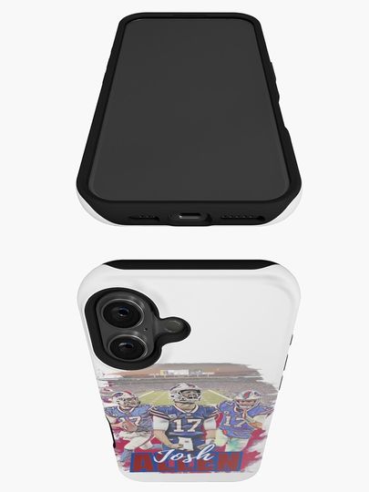Josh Allen Fan Art iPhone Case, Gift For Fan