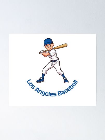 Player in baseball uniform Poster