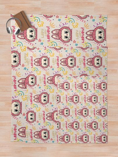 Labu-Labu-Labubu! Throw Blanket, Gift for Kids, Cute Gift