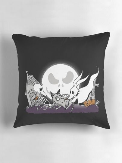 Halloween's Best Friends Pillow