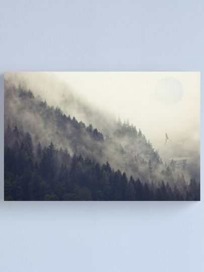 Forest Moon Canvas Print