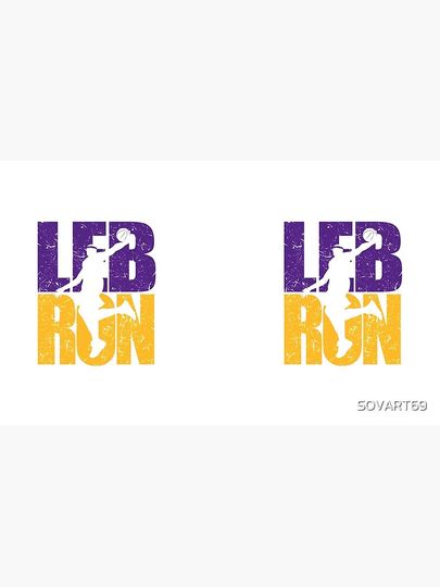 Lebron James Lakers Colors Dunking Mug