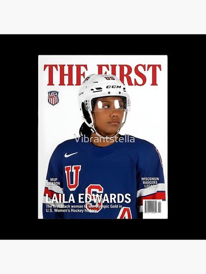 Laila Edwards Team USA Hockey Gold  Poster