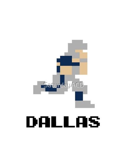 8 bit Dallas Football 2 iPhone Case