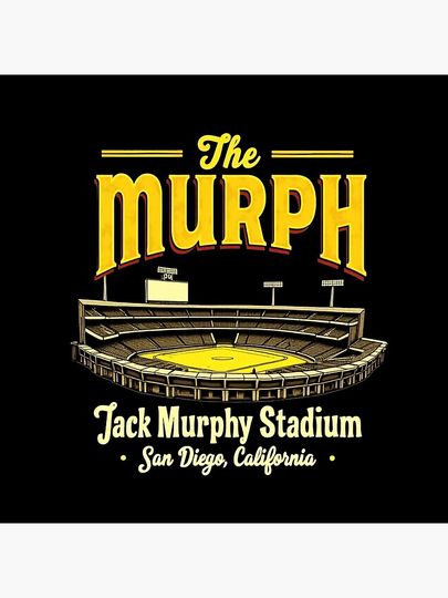 The Murph Defunct Jack Murphy Stadium  Pillow