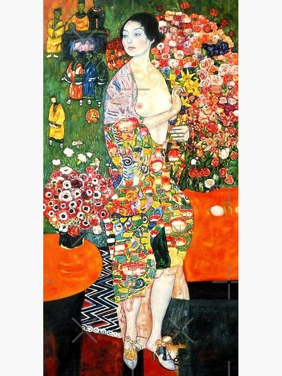 HD. The dancer, by Gustav Klimt . HIGH DEFINITION Premium Matte Vertical Poster
