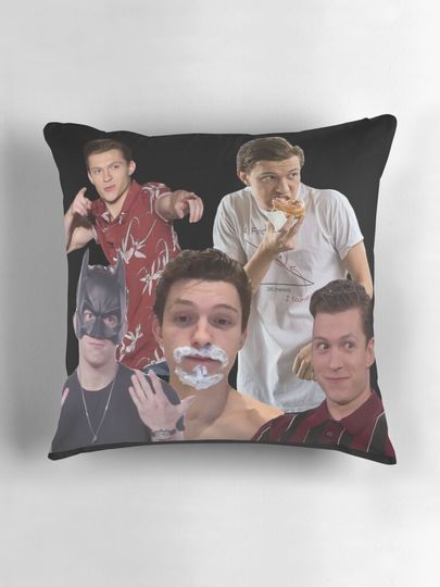 Tom Holland funny Pillow