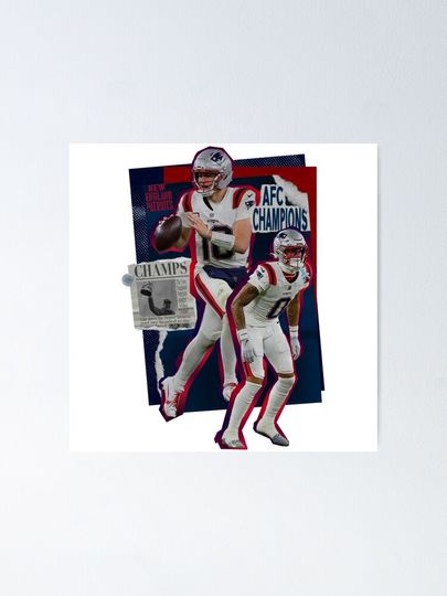 New England Patriots Premium Matte Vertical Poster