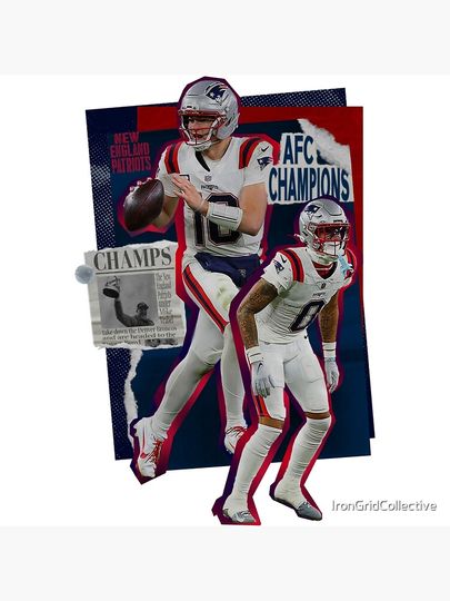 New England Patriots Premium Matte Vertical Poster