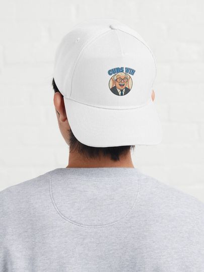 Cubs Win Baseball Fan Art  Cap