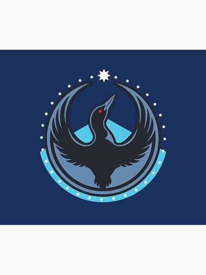 "L'Étoile du Nord" - Minnesota Rebel Alliance Throw Blanket