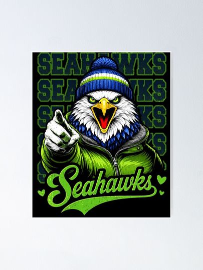 Seahawks Vertical Poster - Premium Matte Home & Living Art