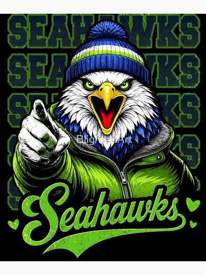 Seahawks Vertical Poster - Premium Matte Home & Living Art