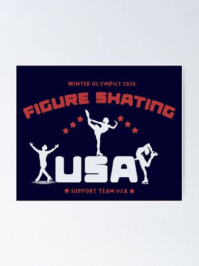USA FIGURE SKATING  Poster