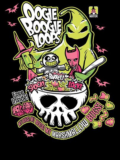 Oogie Boogie Loops Baby One-Piece