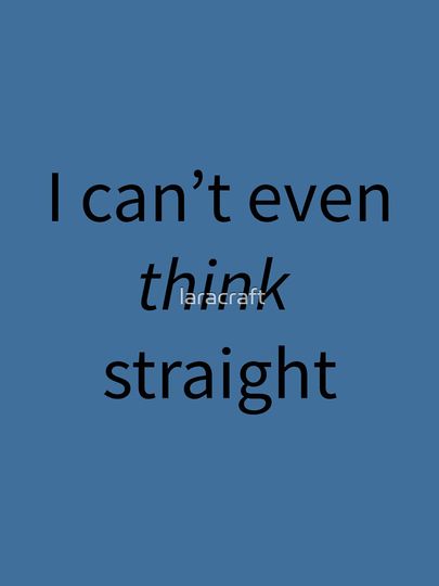 I can't even think straight Lightweight Hoodie