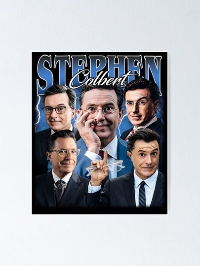 Funny Stephen Colbert Meme Poster Vertical Home & Living Poster