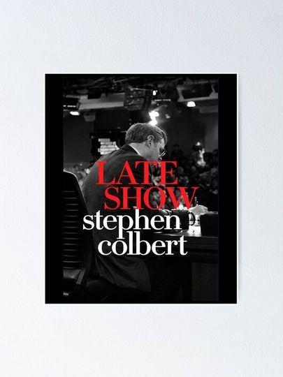 Stephen Colbert Final Show Poster - The Night The Laughter Died - May 21 2026