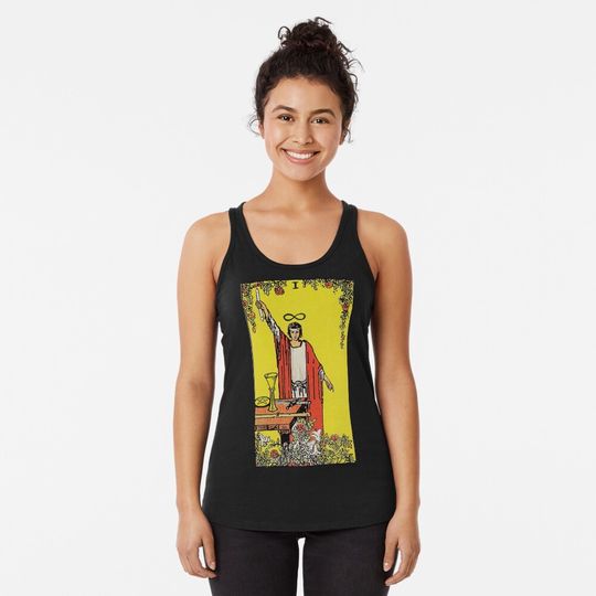 The Magician Tarot Racerback Tank Top