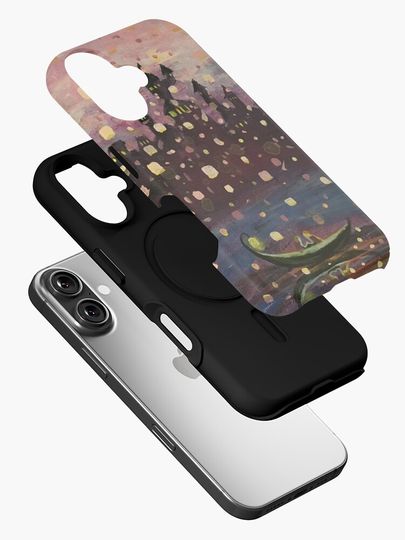 Tangled Lantern Painting iPhone Case